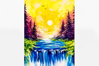 Paint Nite: Tranquility Falls